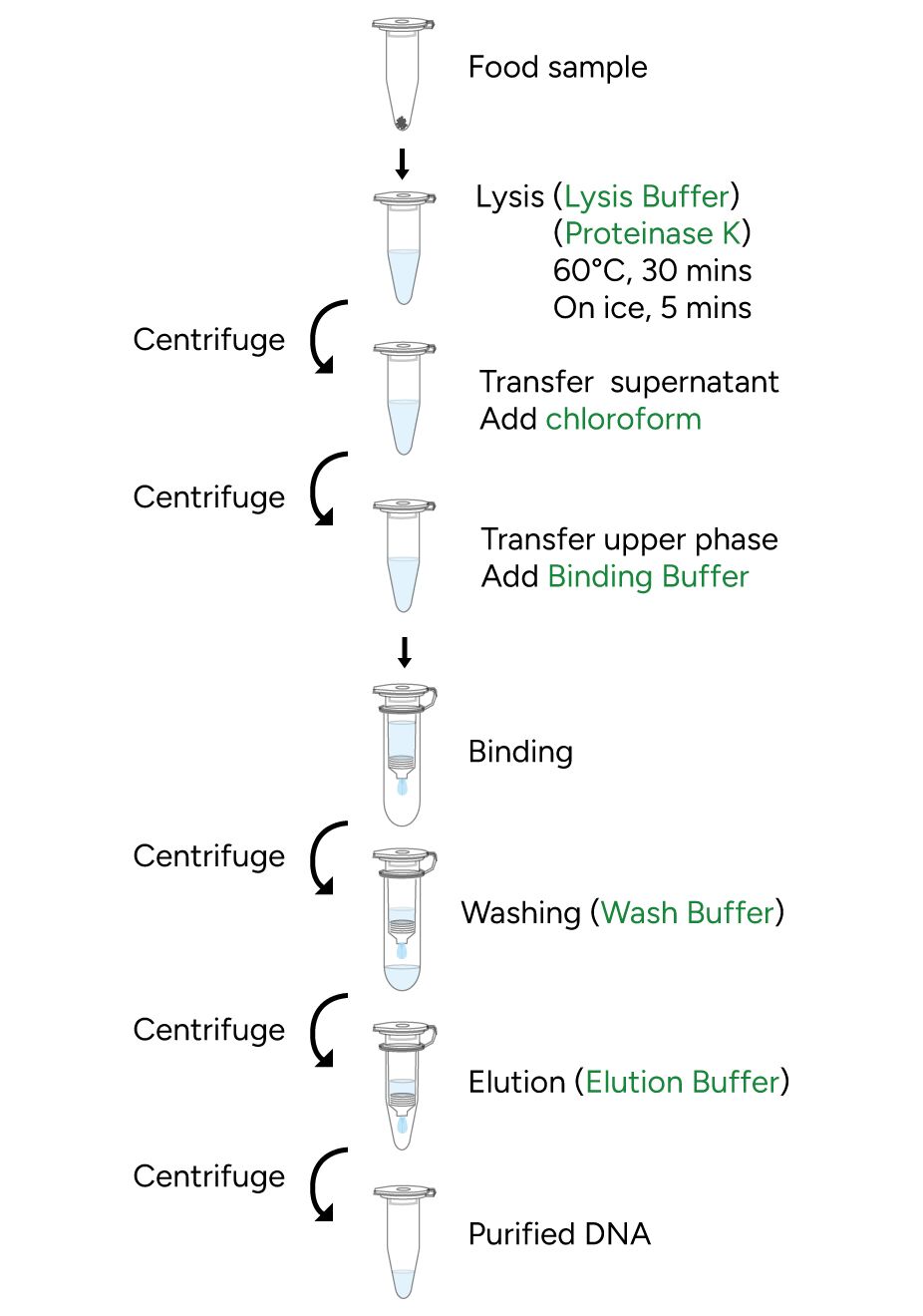 FavorPrep Food DNA Extraction Kit Protocol